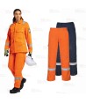Pantalón ignífugo, grueso, antiestático y anti arco para mujer