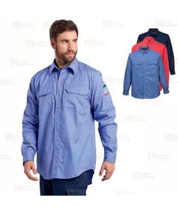 Camisa ignífuga y con protección química tipo 6