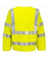 Chaqueta ligera ignífuga y antiestática de alta visibilidad