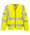 Chaqueta ligera ignífuga y antiestática de alta visibilidad