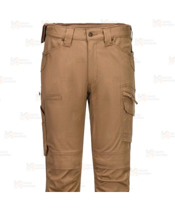 Pantalón moderno de trabajo multibolsillos con refuerzos