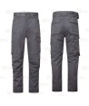 Pantalón moderno de trabajo multibolsillos con refuerzos