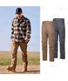 Pantalón moderno de trabajo multibolsillos con refuerzos