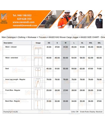 Pantalón Joggers de trabajo con tejido elástico