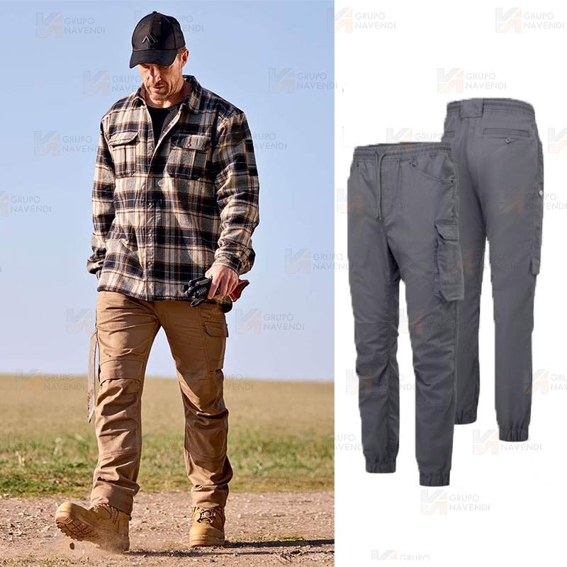 Pantalón Joggers de trabajo con tejido elástico
