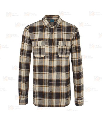 Camisa de cuadros de algodón con forro