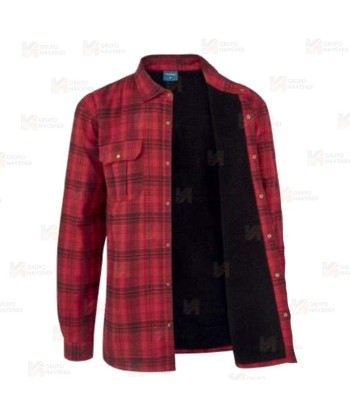 Camisa de cuadros de algodón con forro