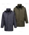Parka ligera especial con protección química para la lluvia