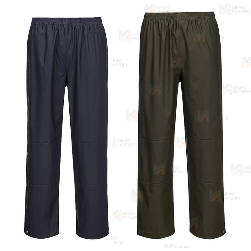 Pantalones ligeros especial con protección química para la lluvia