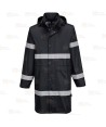 Gabardina transpirable con cintas reflectantes