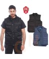 Chaleco acolchado multibolsillos, grandes tallas