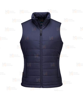 Chaleco ligero tipo plumas acolchado para mujer