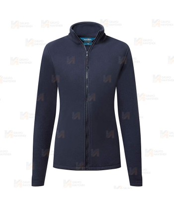 Chaqueta polar de trabajo con cremallera y tejido ecológico para mujer