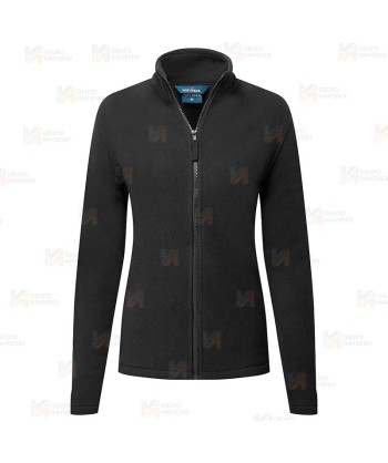 Chaqueta polar de trabajo con cremallera y tejido ecológico para mujer