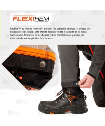 Pantalón Strech entallado con refuerzos y bolsillos desmontables