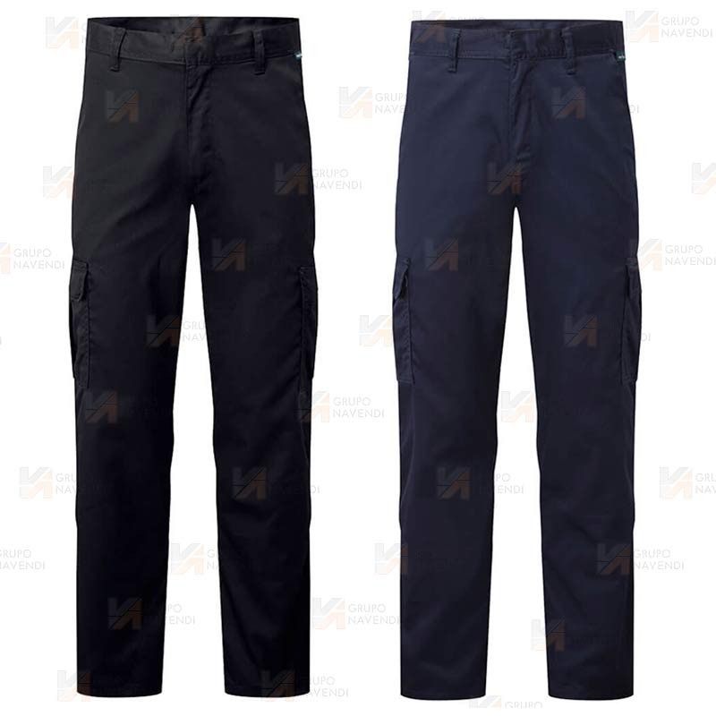Pantalón multibolsillos con tejido ligero para entornos cálidos