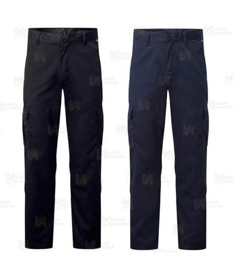 Pantalón multibolsillos con tejido ligero para entornos cálidos