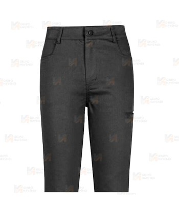 Pantalón laboral, elástico muy ajustado para mujer color negro