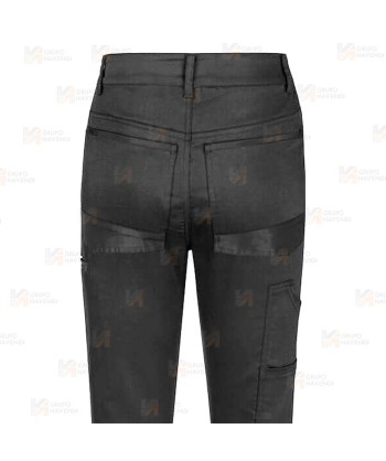 Pantalón laboral, elástico muy ajustado para mujer color marino