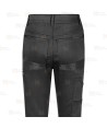 Pantalón laboral, elástico muy ajustado para mujer color marino