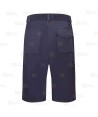 Bermudas de trabajo laboral multibolsillos para mujer color azul marino