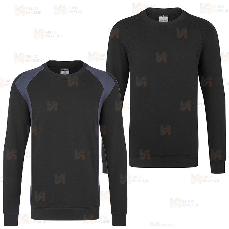 Sudadera de cuello redondo ecológica