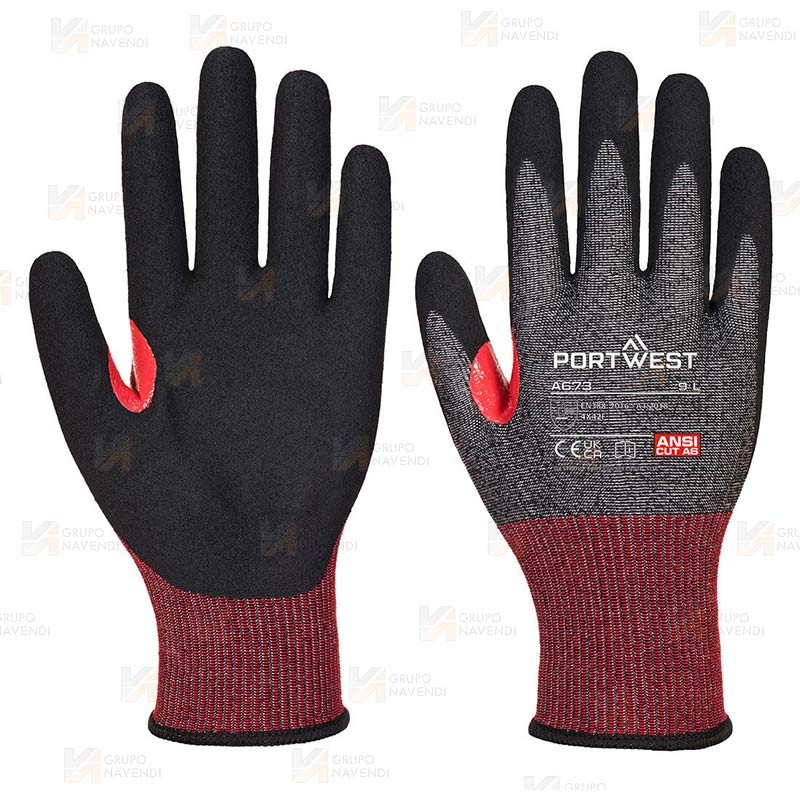 Guante CS Cut F18 Nitrile con nivel anticorte F