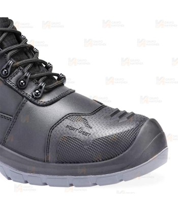Botas de seguridad con cremallera y membrana impermeable y transpirable