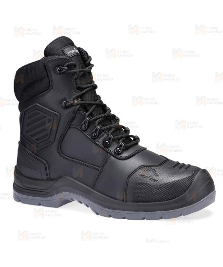 Botas de seguridad con cremallera y membrana impermeable y transpirable