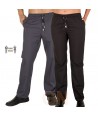 Pantalón lisos unisex de cocina con cordón y bolsillos