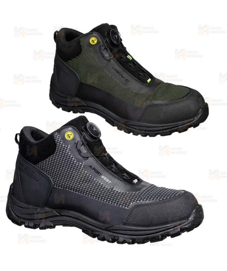 Botas de seguridad con cierre automático y no metálicos S3S ESD SR FO