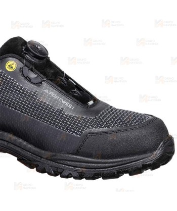 Zapatos de seguridad  no metálicos con cierre automático S3S ESD SR FO