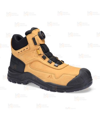 Bota media caña Steel Nubuck con cierre por cable S3 HRO SR FO SC color beige