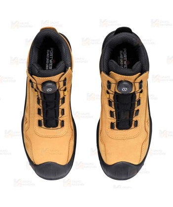 Bota media caña Steel Nubuck con cierre por cable S3 HRO SR FO SC color beige