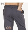 Pantalón lisos unisex de cocina con cordón y bolsillos color gris marengo