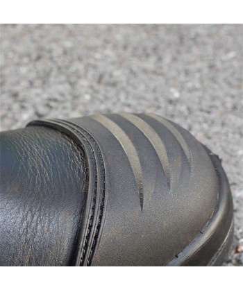 Botas táctica de piel flor de seguridad con cremallera y cordura S3 HRO