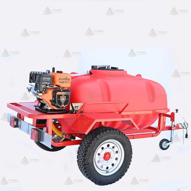 Remolque contra incendios con motobomba 96 L/min y 40 Bar. Motor HONDA