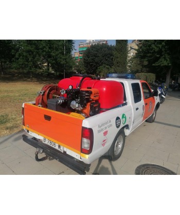 Bancada contra incendios con motobomba 334 L/min y 5,5 Bar.