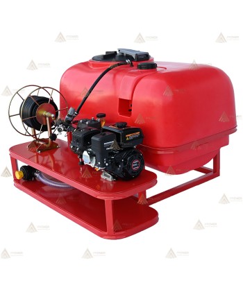 Bancada contra incendios con motobomba 200 L/min y 7,5 Bar.
