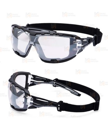 Gafas de seguridad Anthracite Wraparound Plus ocular color incoloro