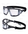 Gafas de seguridad Anthracite Wraparound Plus ocular color incoloro