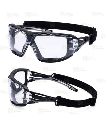 Gafas de seguridad Anthracite Wraparound Plus ocular color espejo