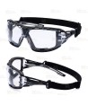 Gafas de seguridad Anthracite Wraparound Plus ocular color espejo