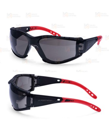 Gafas deportivas de seguridad anti arañazos y anti empañamiento con ocular ahumado