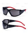 Gafas deportivas de seguridad anti arañazos y anti empañamiento con ocular ahumado