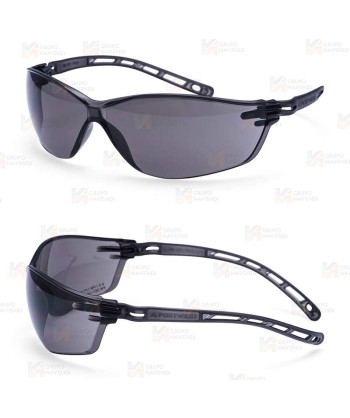 Gafas deportivas de seguridad ligeras y económicas  con ocular ahumado