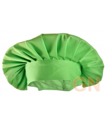 Gorro chef champiñón color verde manzana
