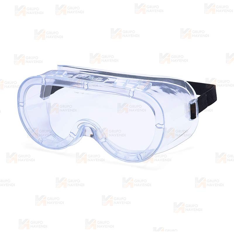 Gafas de ventilación indirecta apta para usos químicos