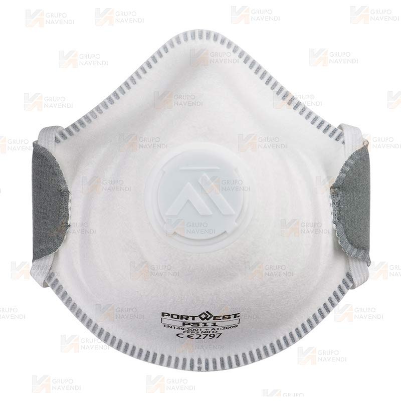 Mascarilla dolomita con válvula tipo FFP3 NR D
