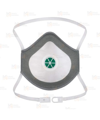 Mascarilla dolomita con válvula tipo FFP3 NR D